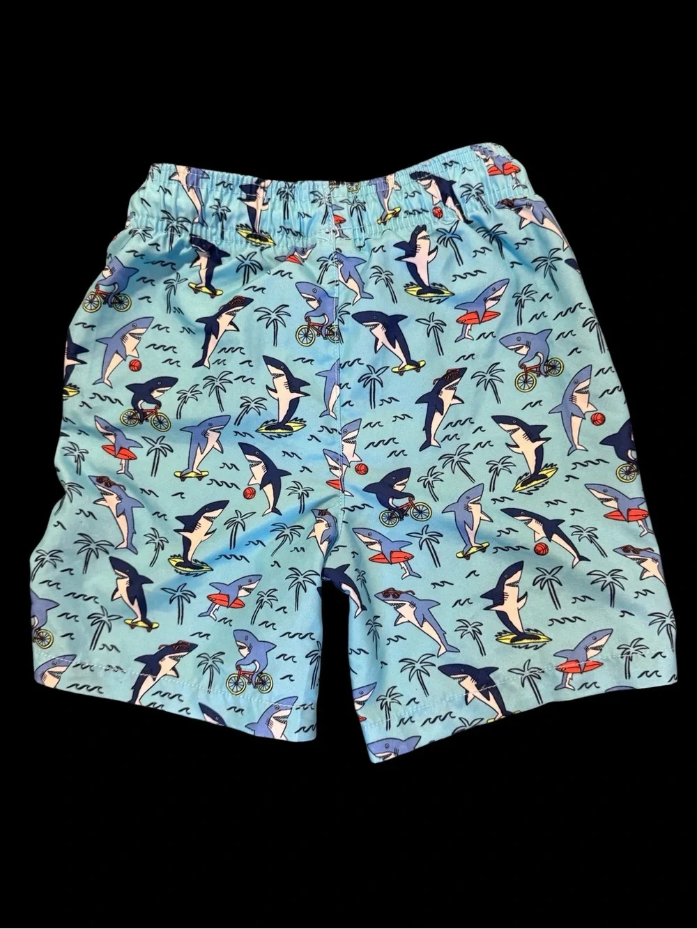 NWOT Children’s Place Shark Bike Rashguard Set with Swim Shorts